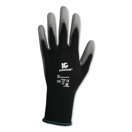 KLEENGUARD G40 Polyurethane Coated Gloves, 250 mm Length, X-Large/Size 10, Bag, Black/Gray, Pair, 60PK 38729